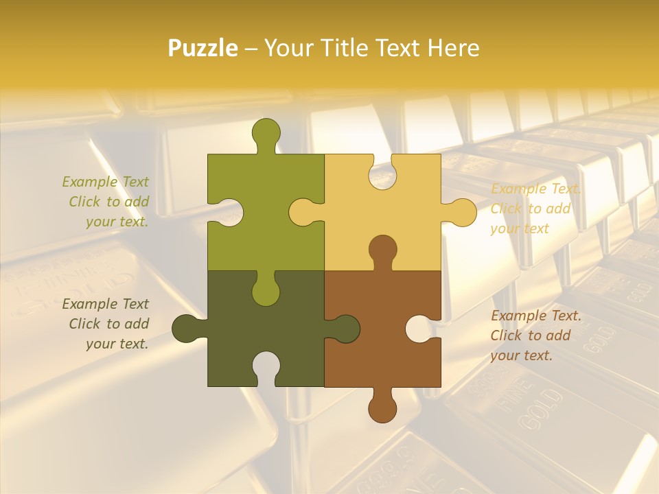 Isolated Savings Exchange PowerPoint Template