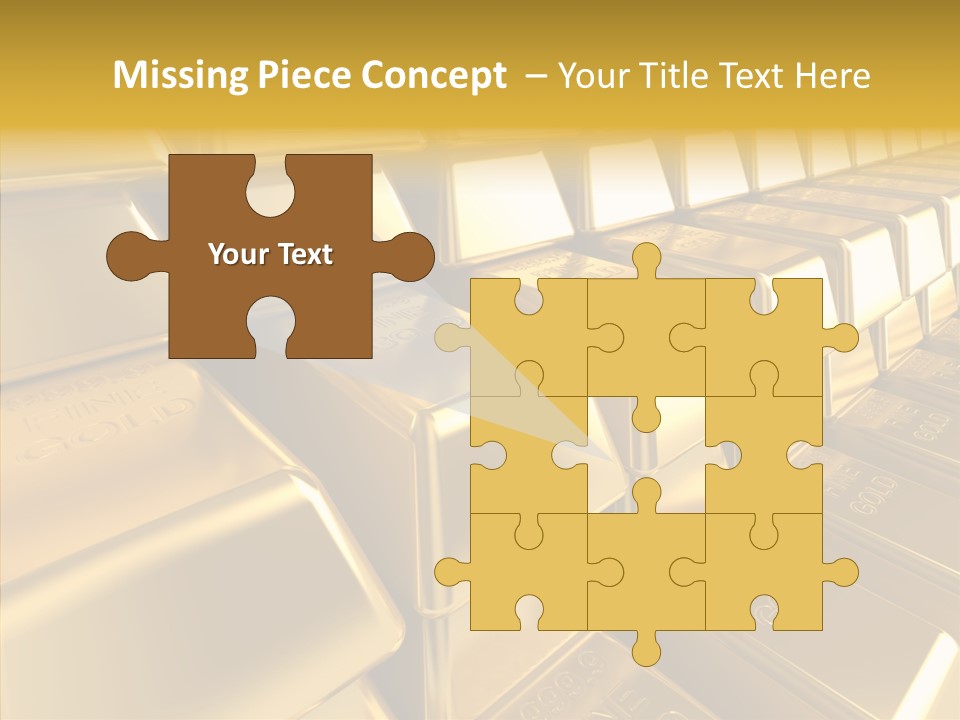 Isolated Savings Exchange PowerPoint Template