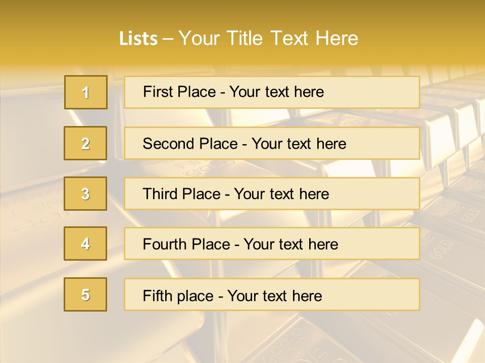 Isolated Savings Exchange PowerPoint Template