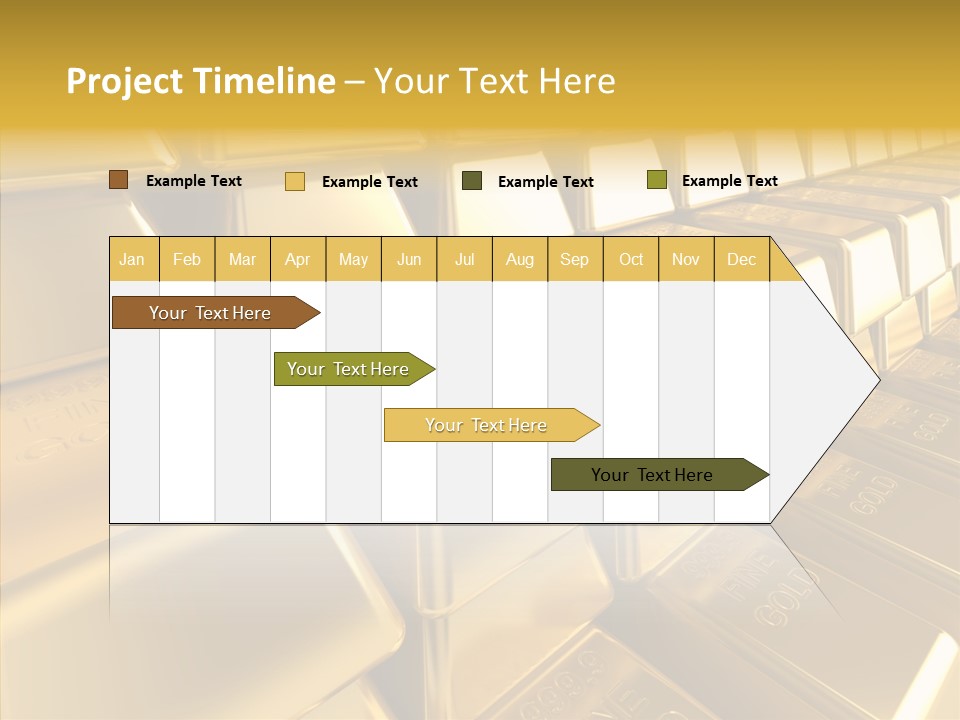 Isolated Savings Exchange PowerPoint Template