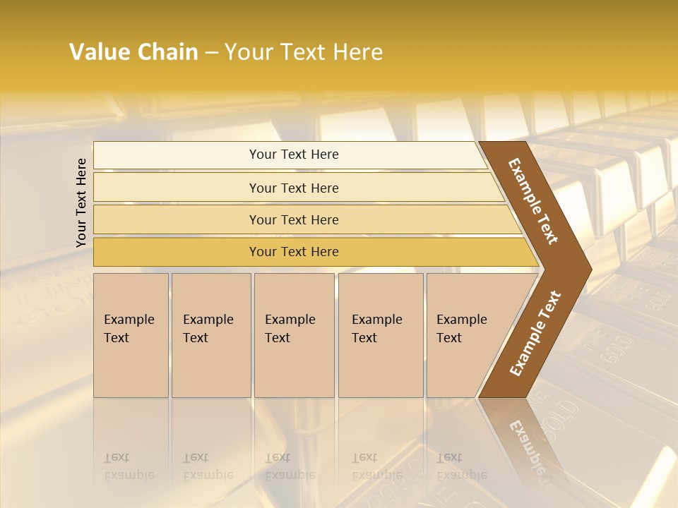 Isolated Savings Exchange PowerPoint Template