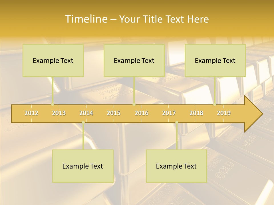 Isolated Savings Exchange PowerPoint Template
