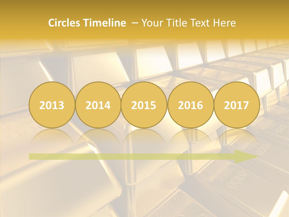 Isolated Savings Exchange PowerPoint Template