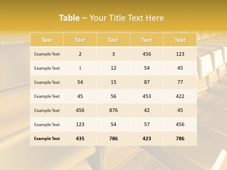 Isolated Savings Exchange PowerPoint Template