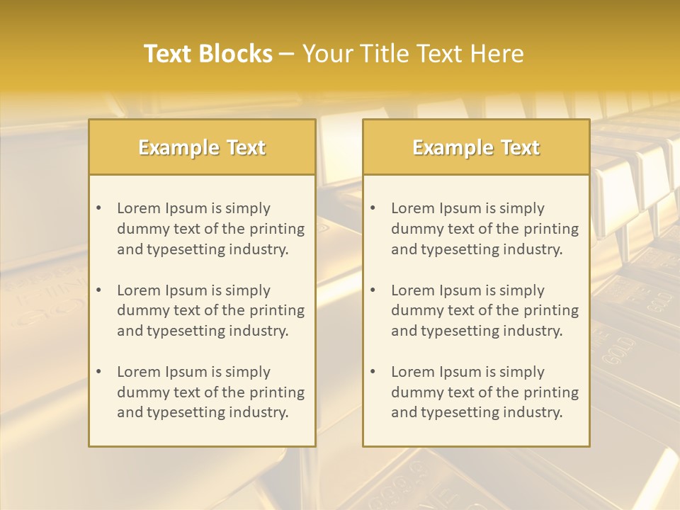 Isolated Savings Exchange PowerPoint Template