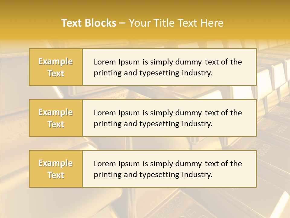 Isolated Savings Exchange PowerPoint Template