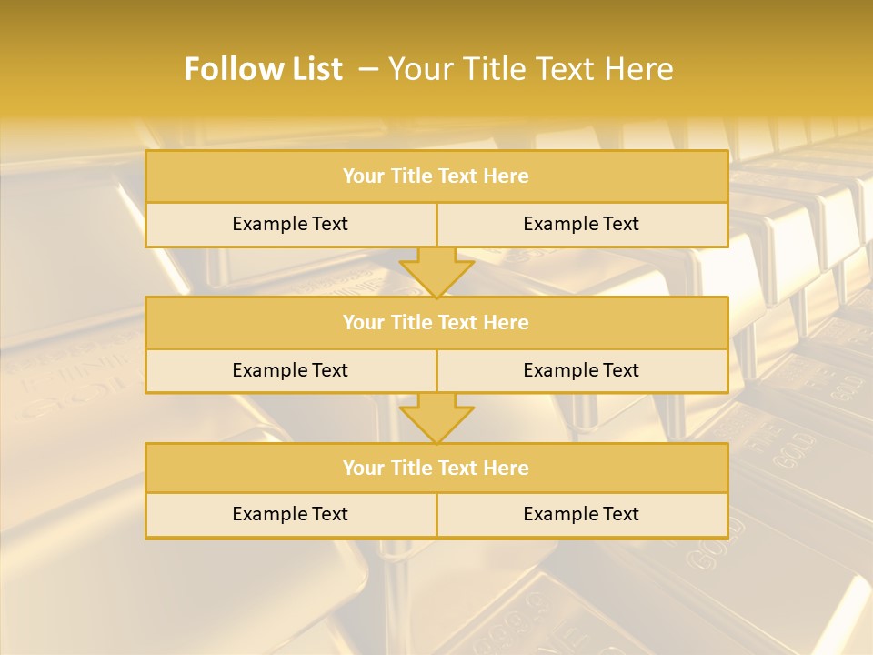 Isolated Savings Exchange PowerPoint Template