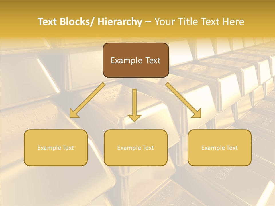 Isolated Savings Exchange PowerPoint Template