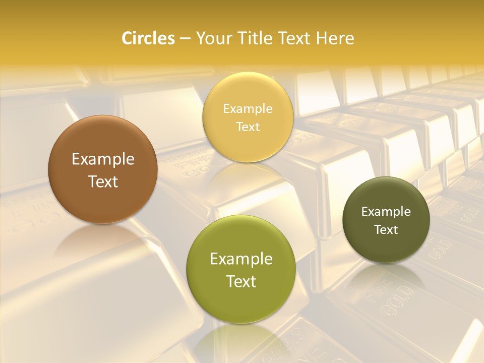 Isolated Savings Exchange PowerPoint Template