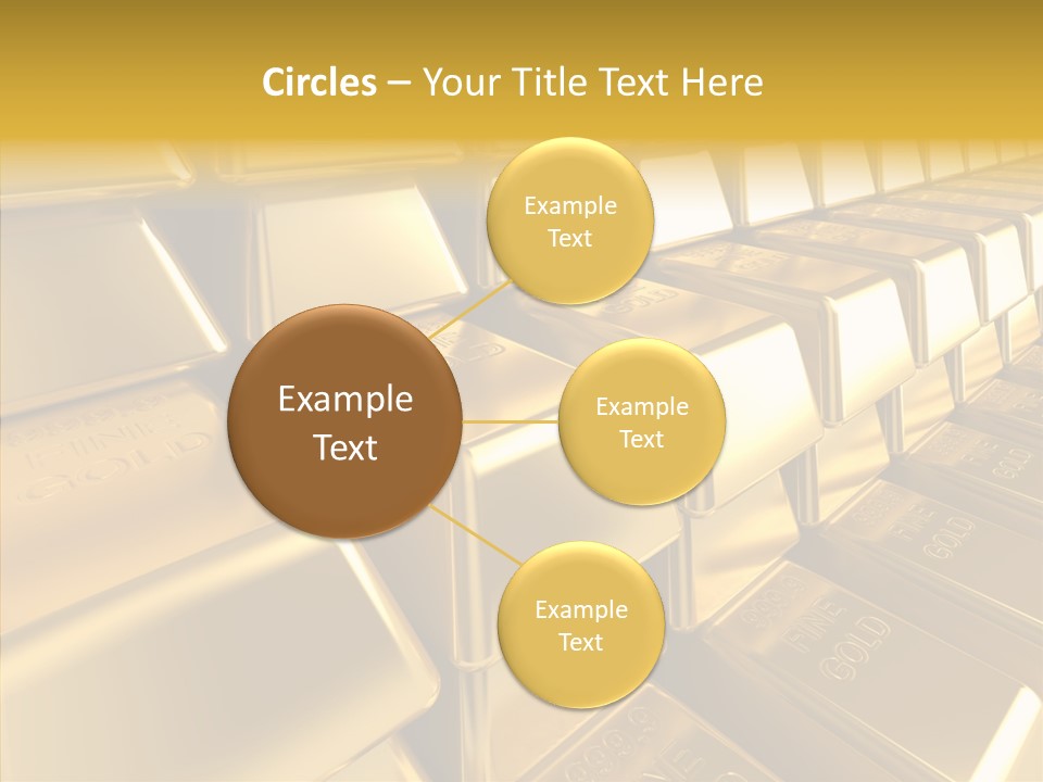 Isolated Savings Exchange PowerPoint Template