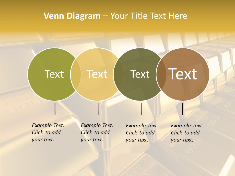 Isolated Savings Exchange PowerPoint Template