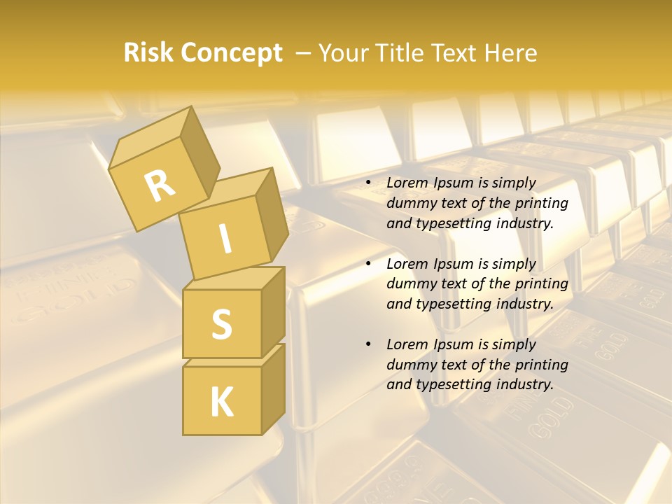 Isolated Savings Exchange PowerPoint Template