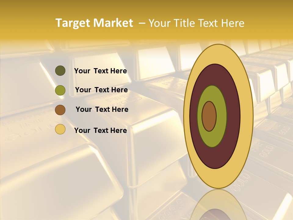 Isolated Savings Exchange PowerPoint Template