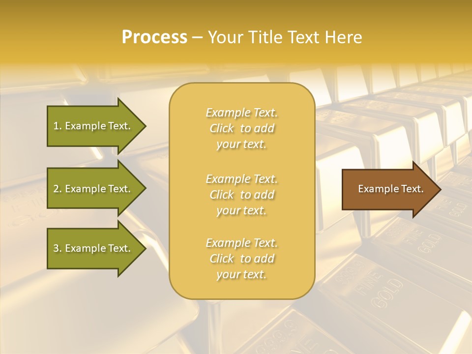 Isolated Savings Exchange PowerPoint Template