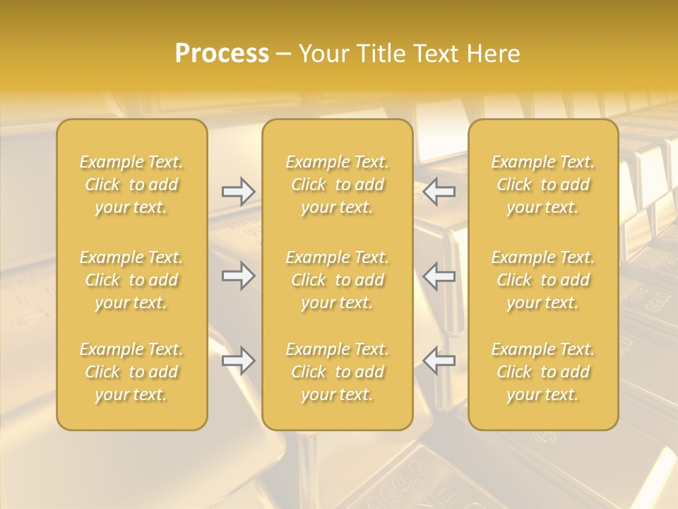 Isolated Savings Exchange PowerPoint Template