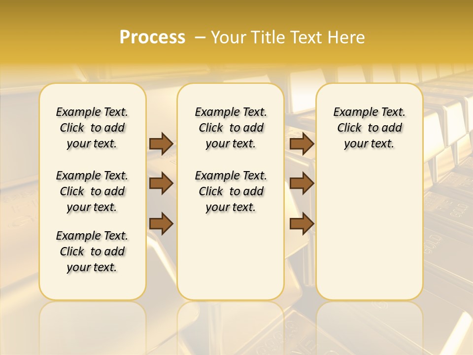 Isolated Savings Exchange PowerPoint Template