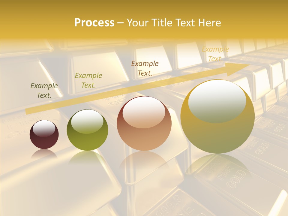 Isolated Savings Exchange PowerPoint Template