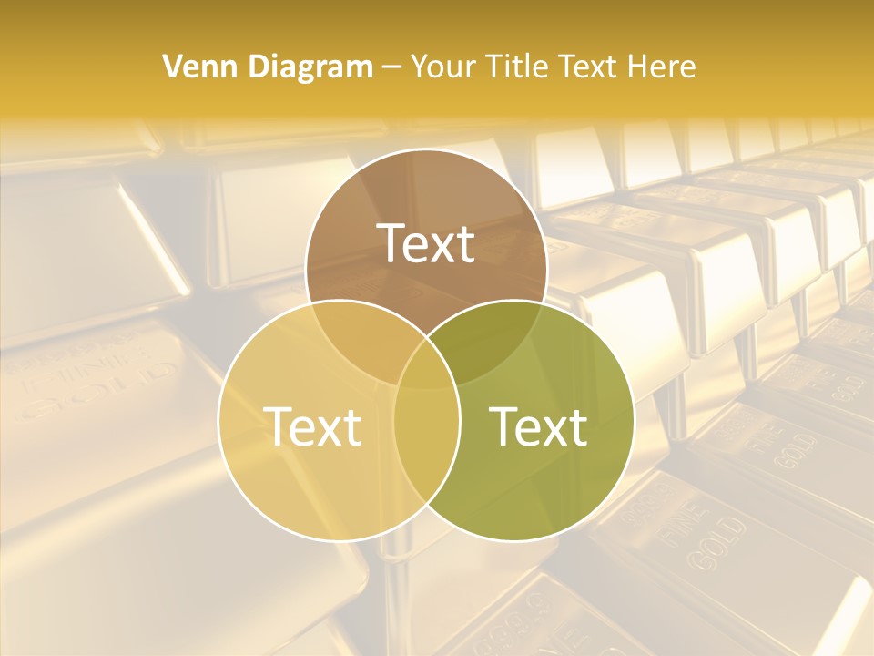 Isolated Savings Exchange PowerPoint Template
