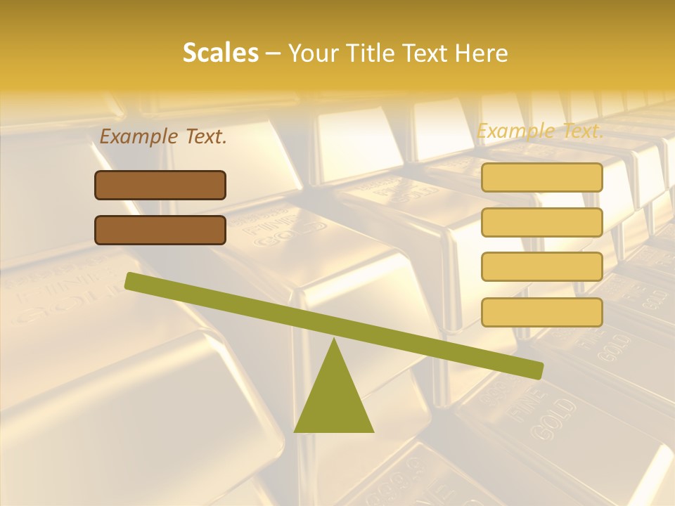 Isolated Savings Exchange PowerPoint Template