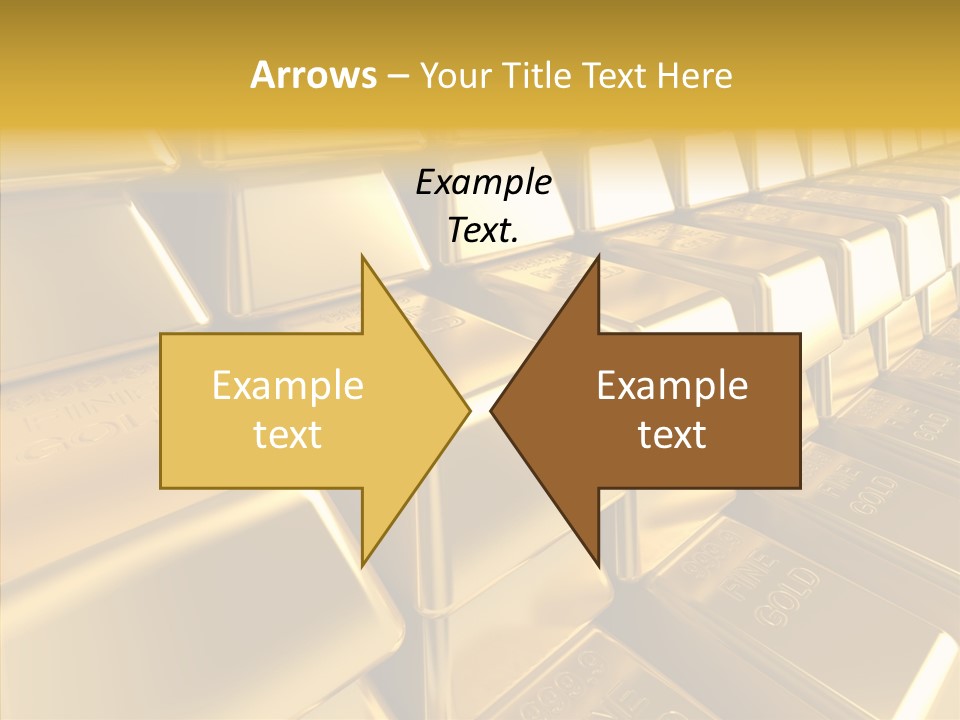 Isolated Savings Exchange PowerPoint Template