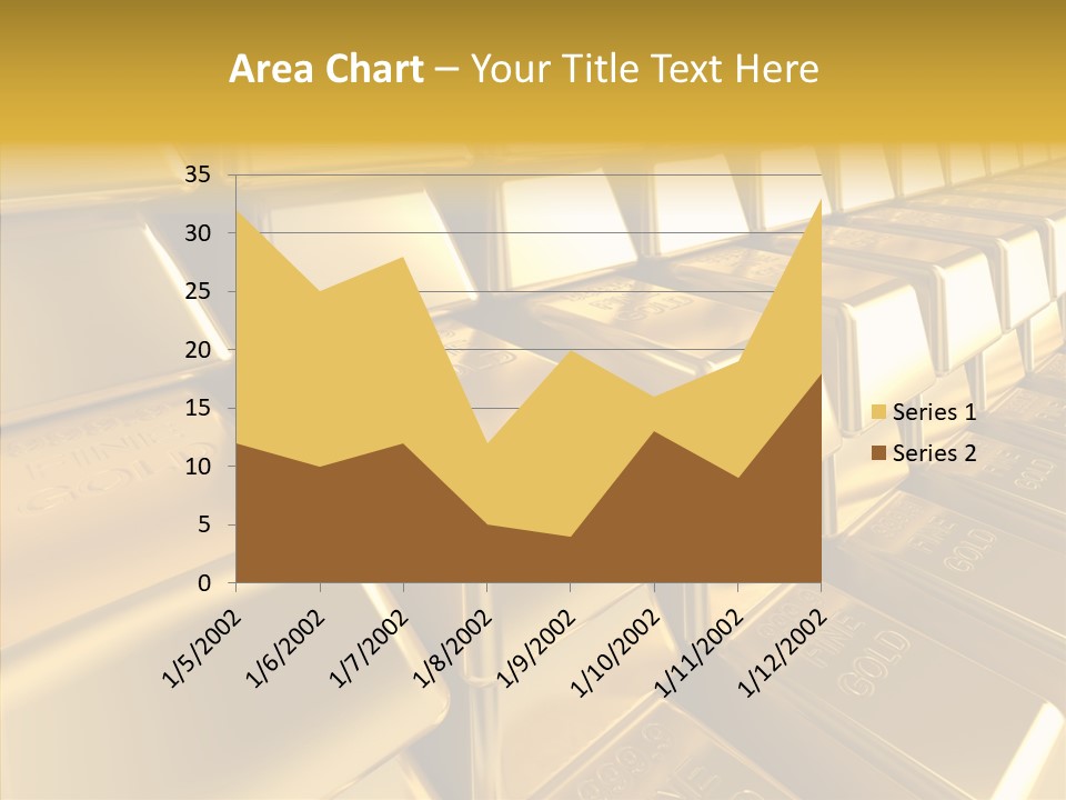 Isolated Savings Exchange PowerPoint Template