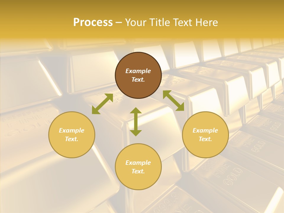 Isolated Savings Exchange PowerPoint Template