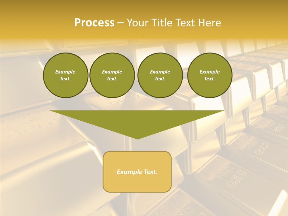 Isolated Savings Exchange PowerPoint Template