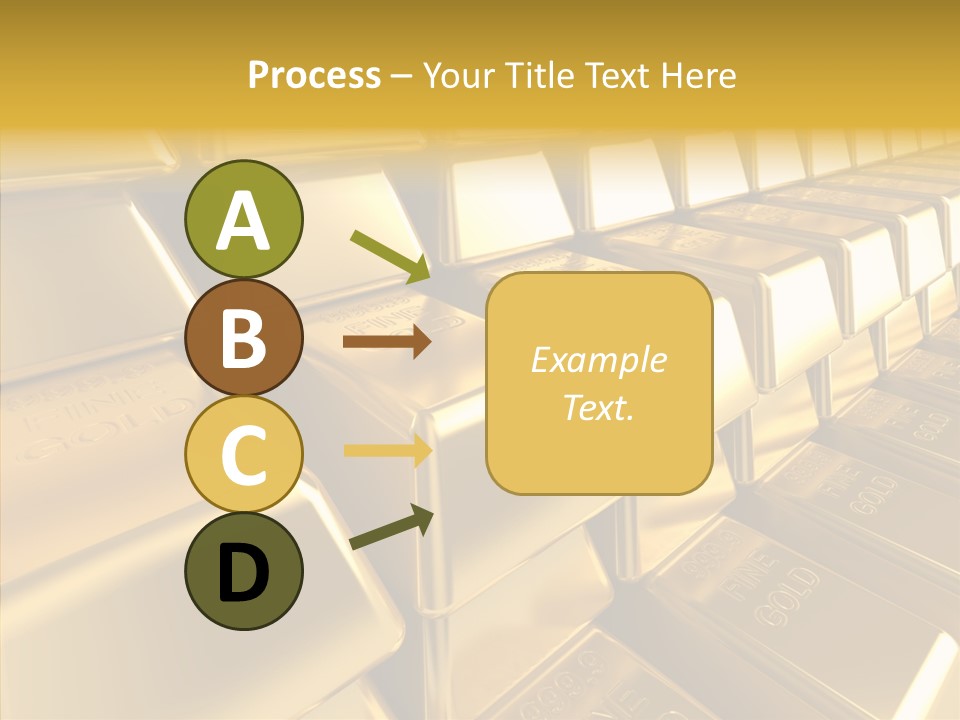 Isolated Savings Exchange PowerPoint Template