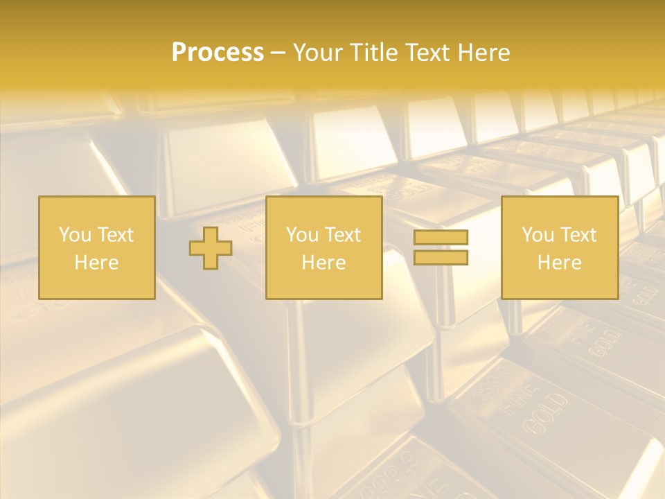 Isolated Savings Exchange PowerPoint Template
