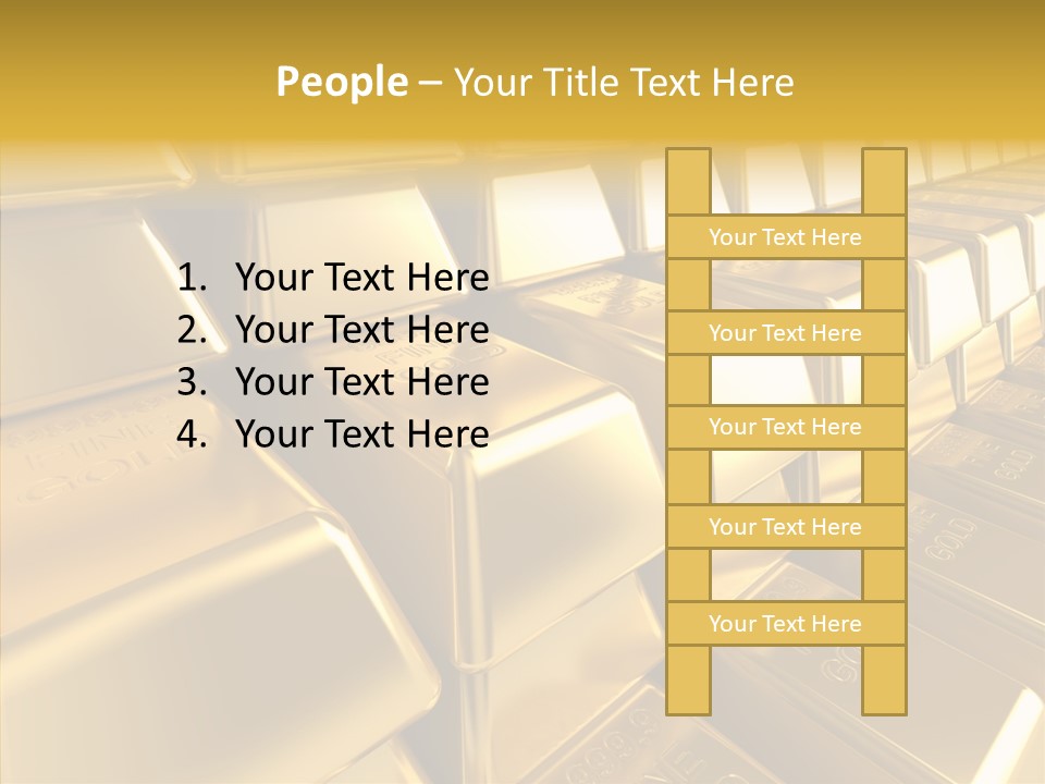 Isolated Savings Exchange PowerPoint Template