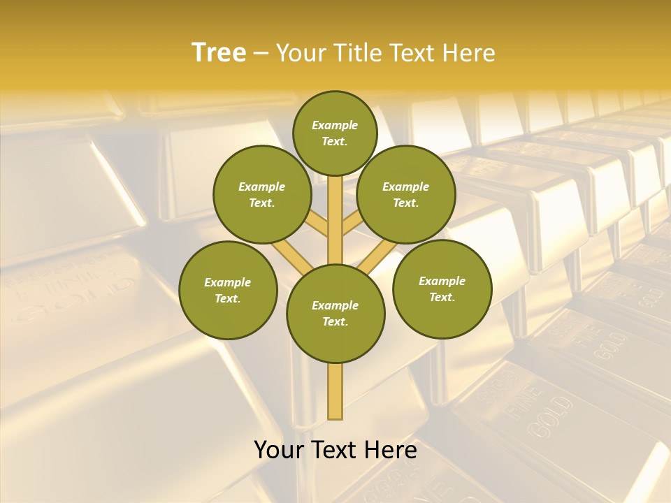 Isolated Savings Exchange PowerPoint Template