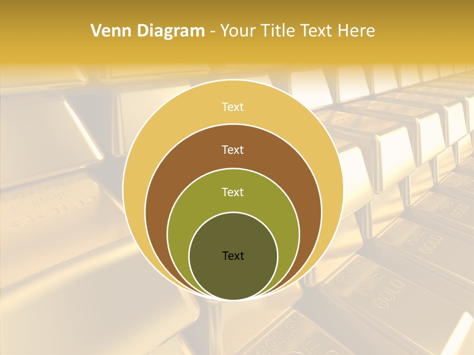 Isolated Savings Exchange PowerPoint Template