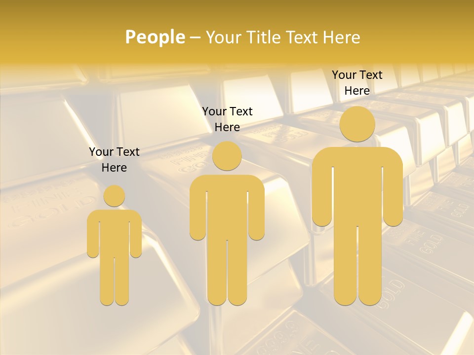 Isolated Savings Exchange PowerPoint Template
