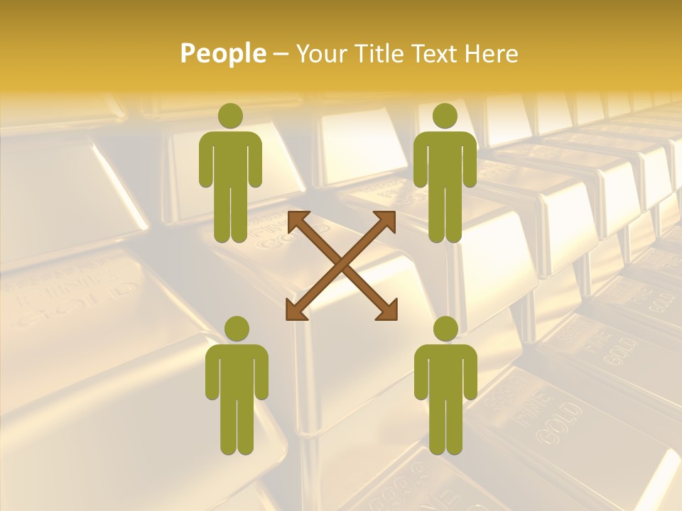 Isolated Savings Exchange PowerPoint Template