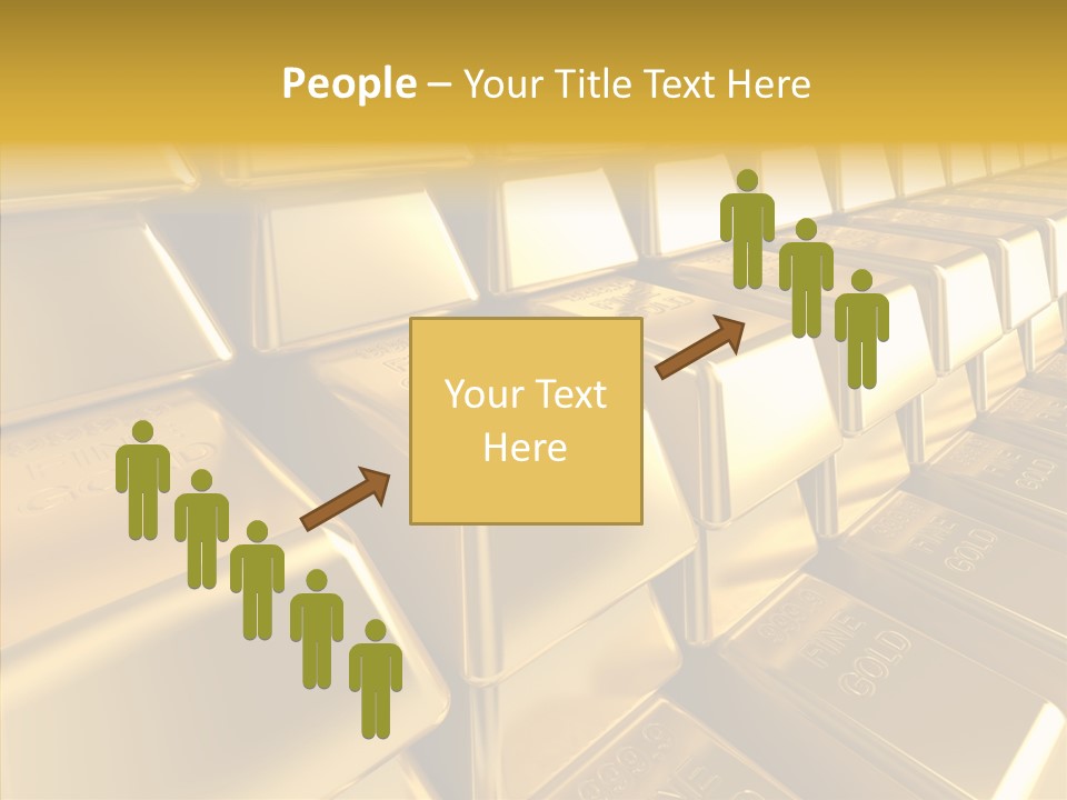 Isolated Savings Exchange PowerPoint Template