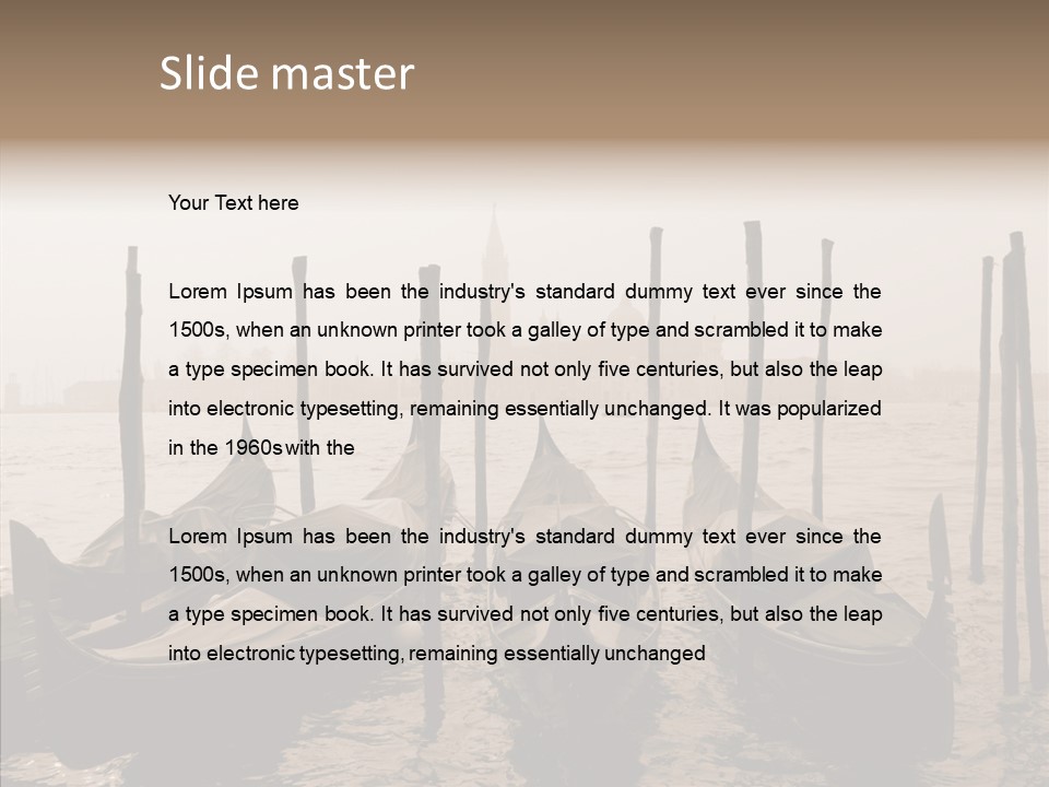 Architecture Palace Gothic PowerPoint Template