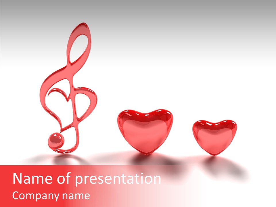 Sign White Music PowerPoint Template