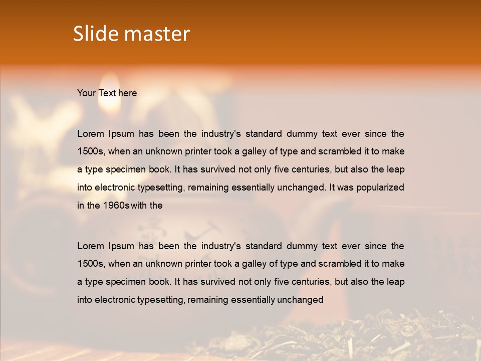 Macro Traditional Pot PowerPoint Template