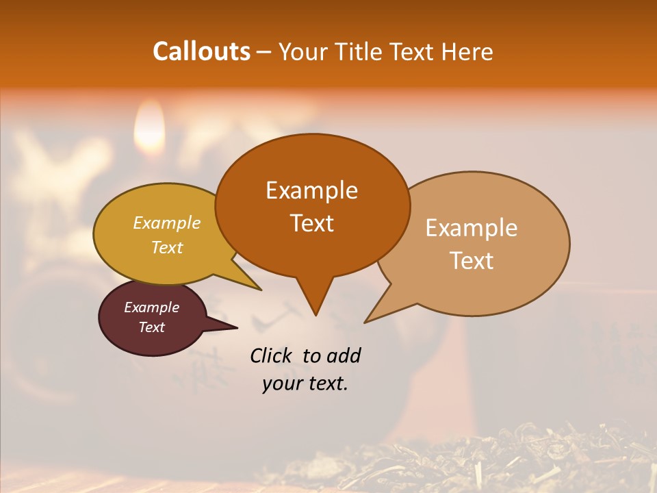 Macro Traditional Pot PowerPoint Template