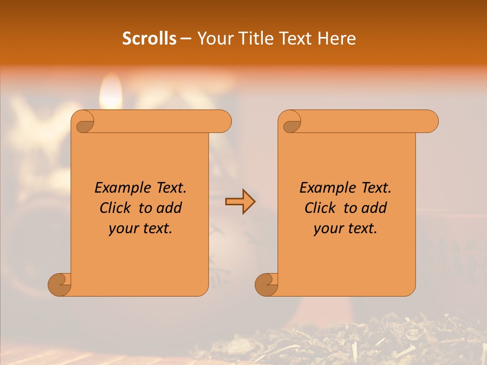 Macro Traditional Pot PowerPoint Template