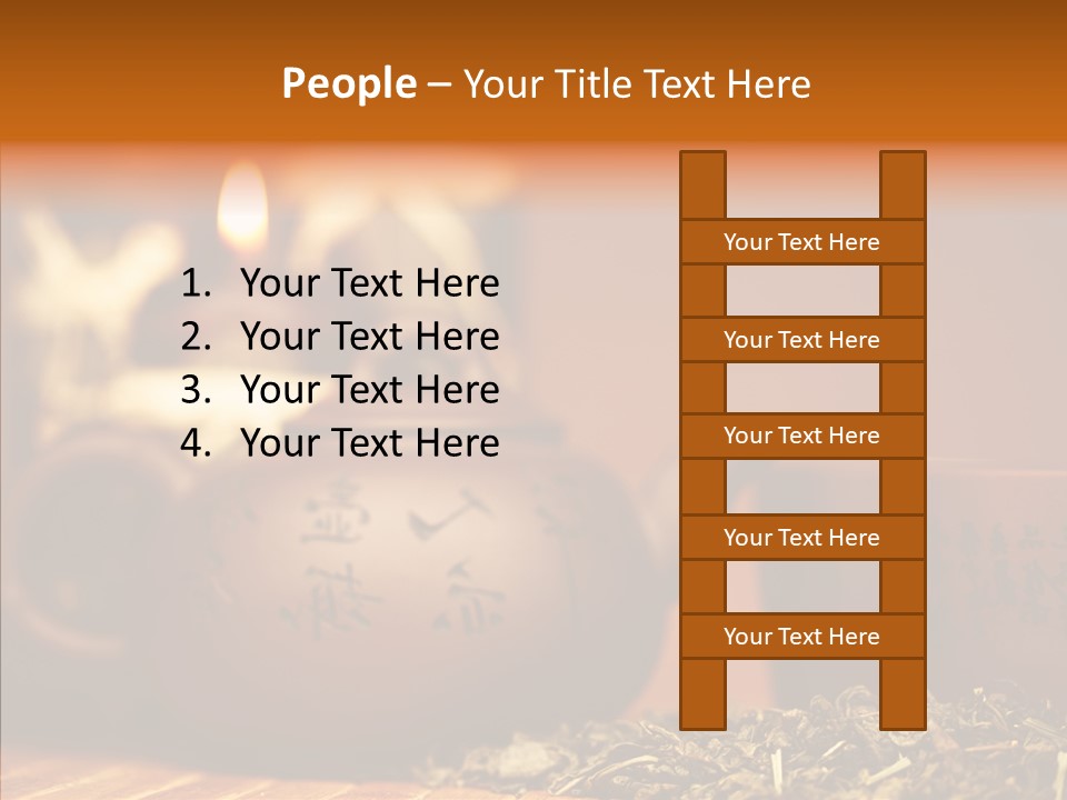 Macro Traditional Pot PowerPoint Template