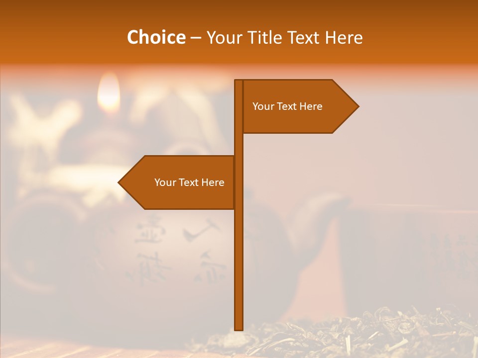 Macro Traditional Pot PowerPoint Template