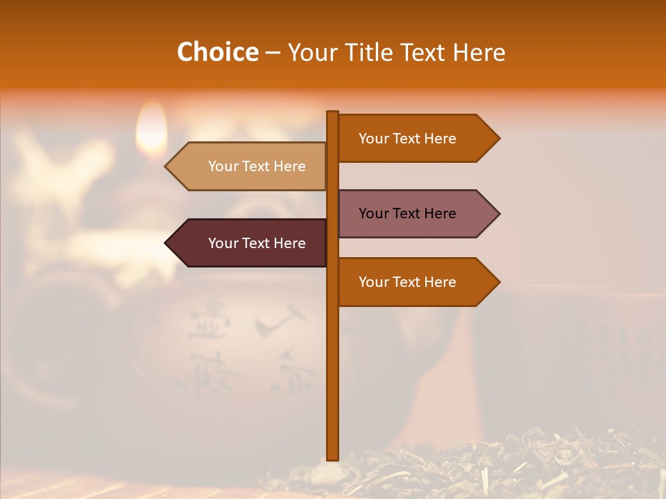 Macro Traditional Pot PowerPoint Template