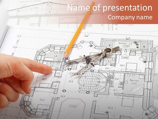 Design Technical Pencil PowerPoint Template