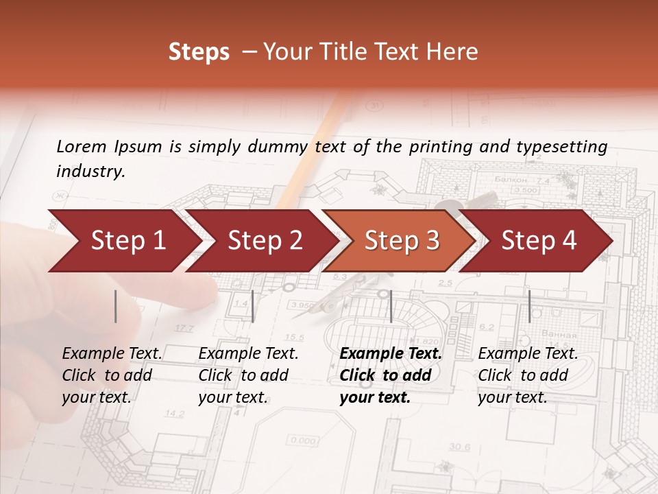 Design Technical Pencil PowerPoint Template