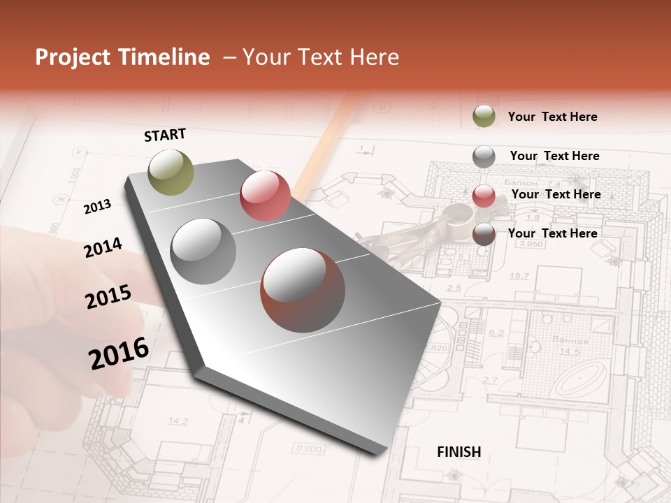 Design Technical Pencil PowerPoint Template