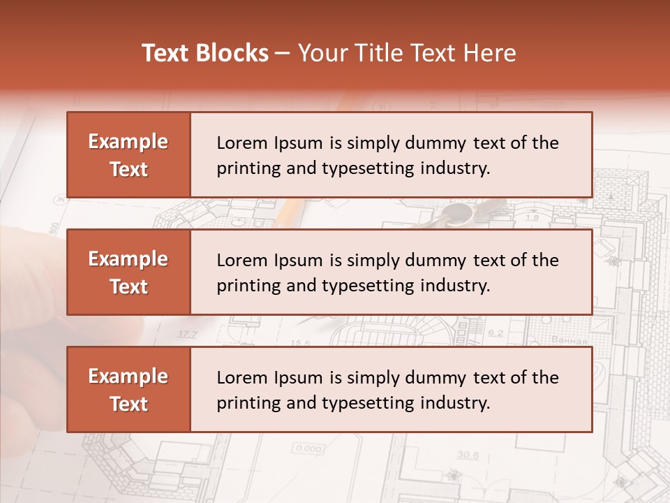 Design Technical Pencil PowerPoint Template
