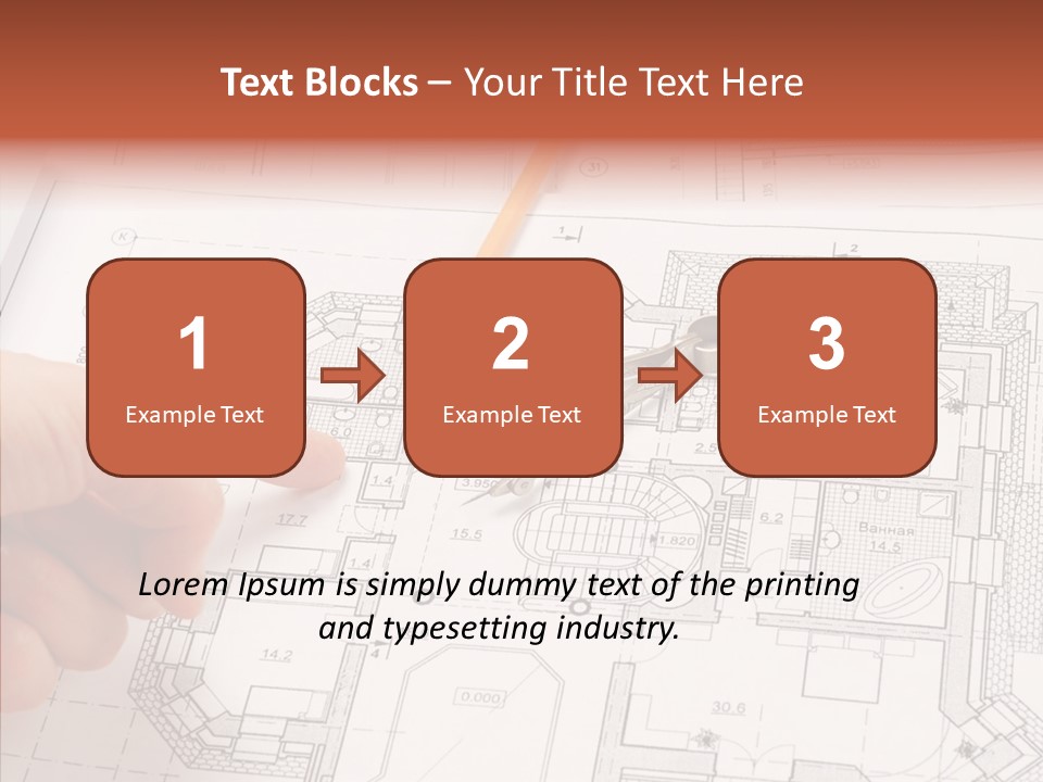 Design Technical Pencil PowerPoint Template