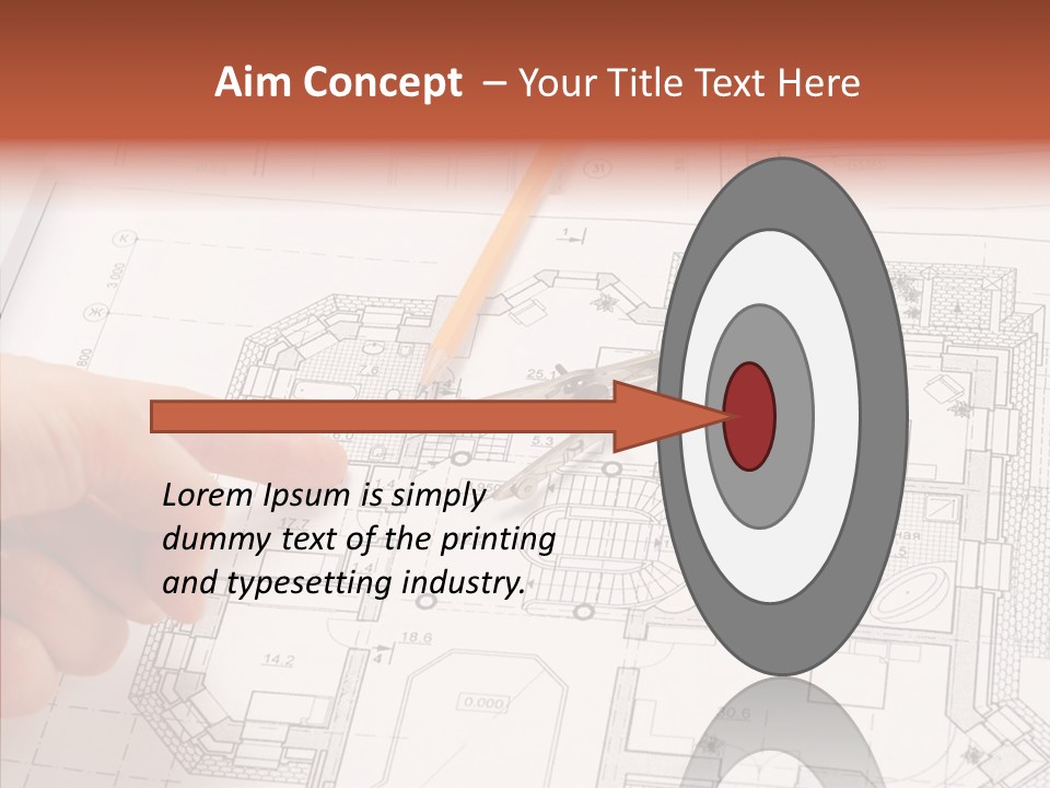 Design Technical Pencil PowerPoint Template