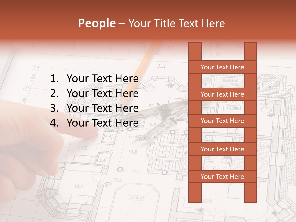 Design Technical Pencil PowerPoint Template